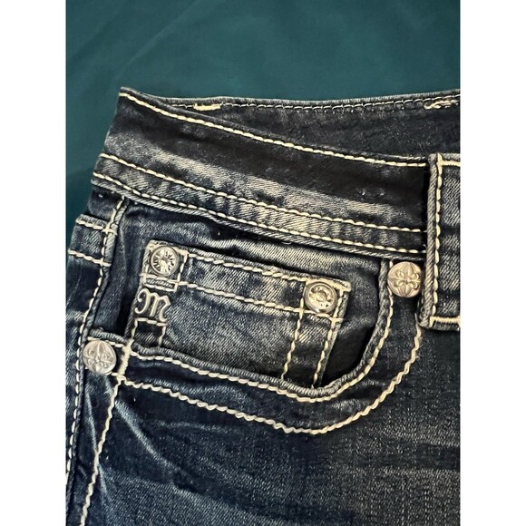 NEW WITH TAG MISS ME JEANS  BOOT CUT MID-RISE 33x32 Waist 33” - Picture 4 of 15